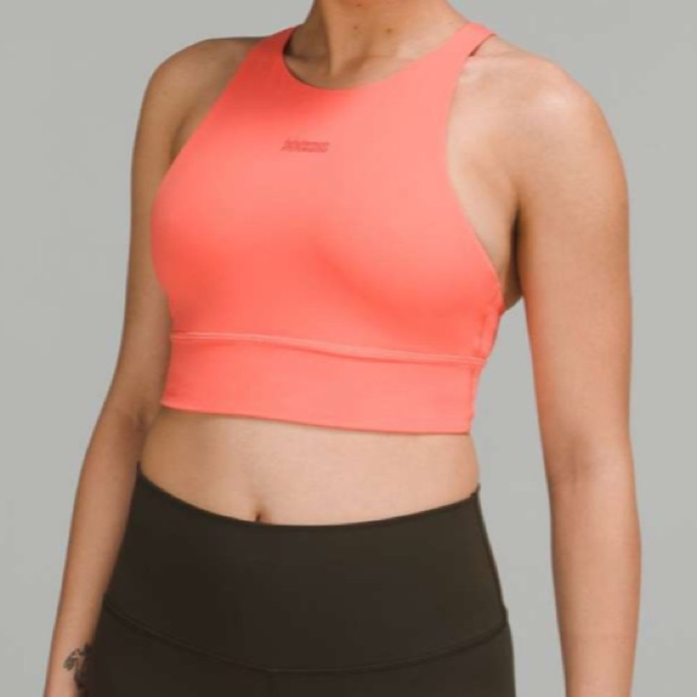 Lululemon Energy High-Neck Longline Bra *Medium Support, B–D Cups
Raspberry Crea
